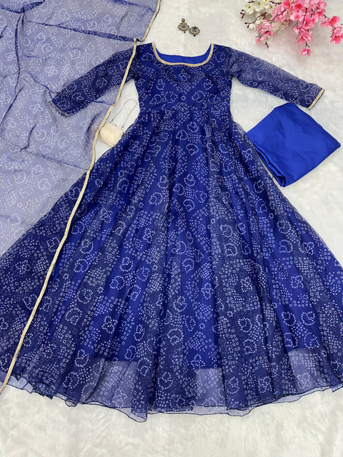 Bandhani Anarkali