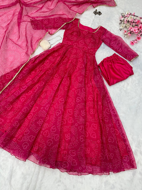 Bandhani Anarkali