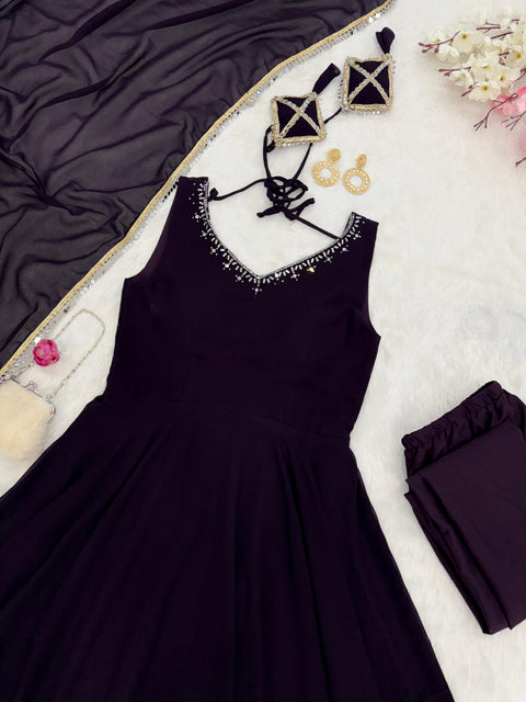 SHEESH MIRROR Anarkali suit