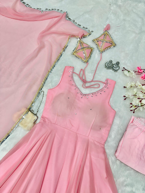 SHEESH MIRROR Anarkali suit
