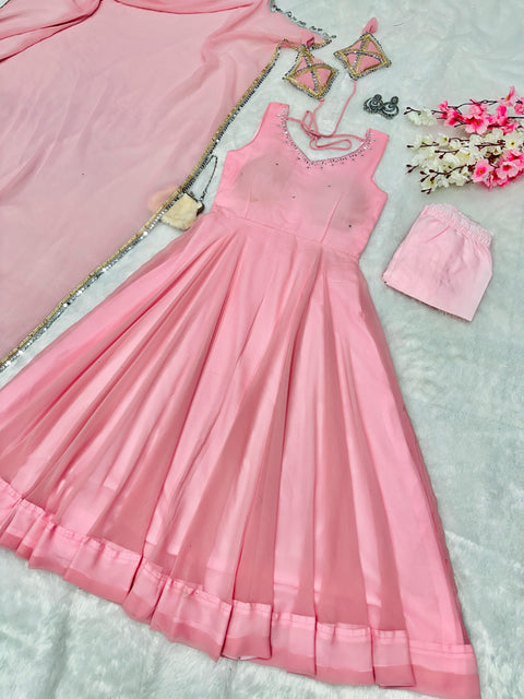 SHEESH MIRROR Anarkali suit
