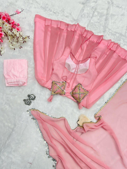 SHEESH MIRROR Anarkali suit
