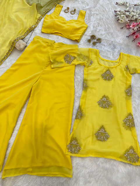 Plazo pair suit