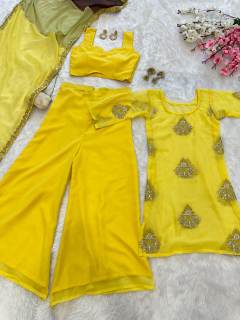 Plazo pair suit