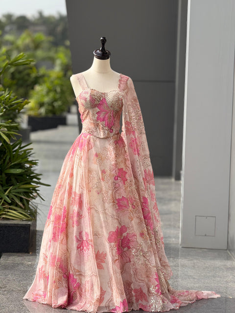 IVORY Fairy full flair lehnga set