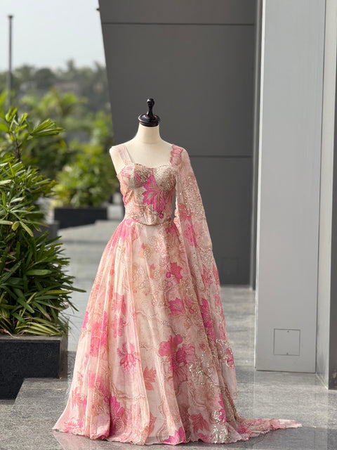 IVORY Fairy full flair lehnga set