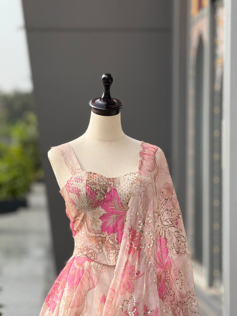 IVORY Fairy full flair lehnga set