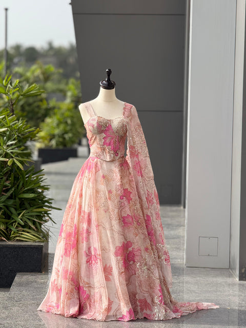 IVORY Fairy full flair lehnga set