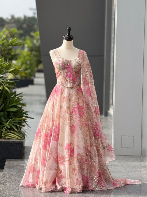 IVORY Fairy full flair lehnga set