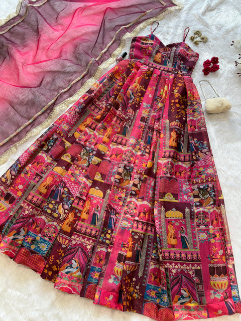 Traditional fit Anarkali Gown