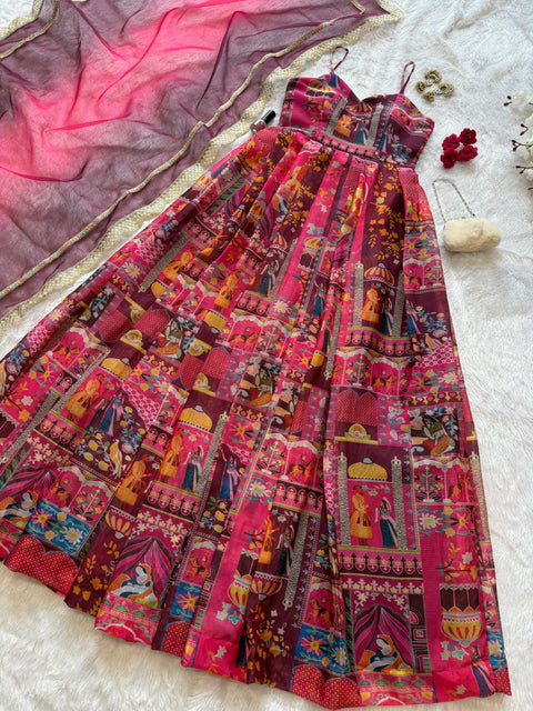 Traditional fit Anarkali Gown