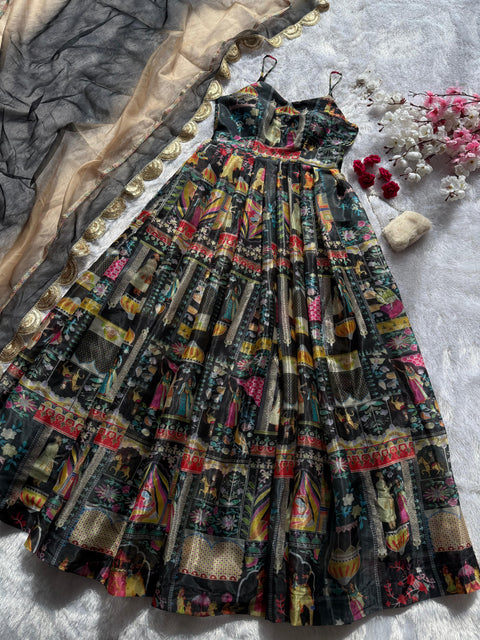 Traditional fit Anarkali Gown