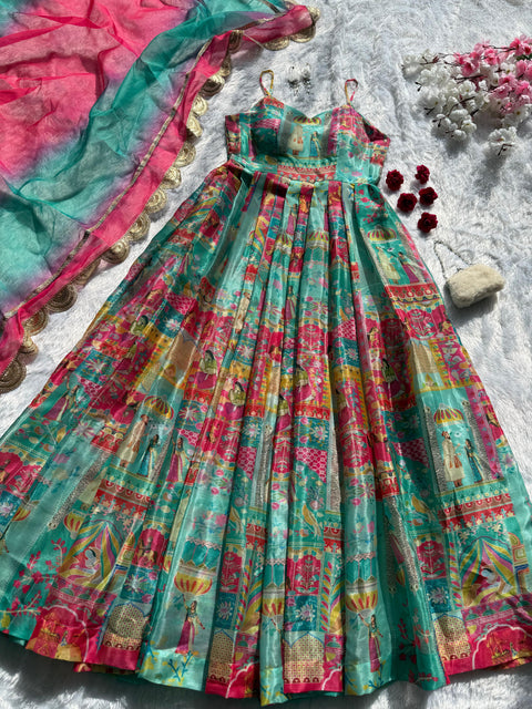 Traditional fit Anarkali Gown