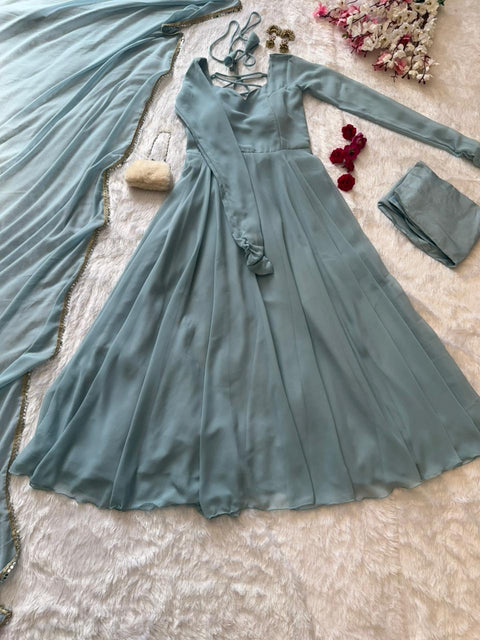 Georgette Full-Flair Anarkali