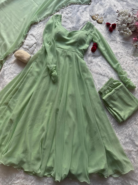 Georgette Full-Flair Anarkali