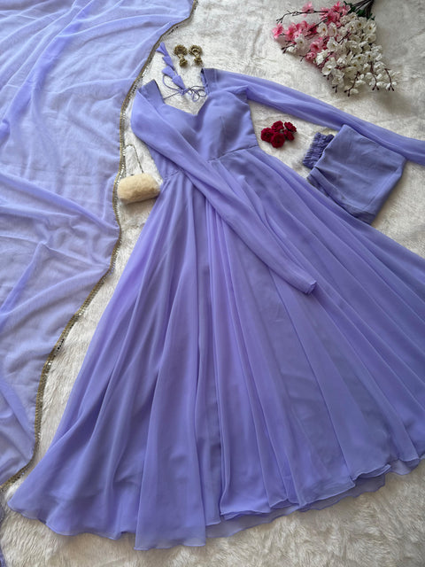 Georgette Full-Flair Anarkali