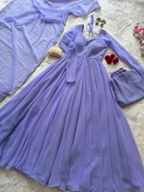 Georgette Full-Flair Anarkali