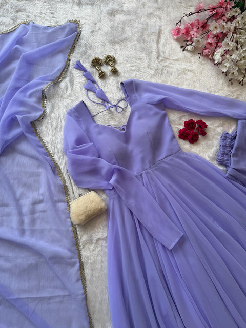Georgette Full-Flair Anarkali