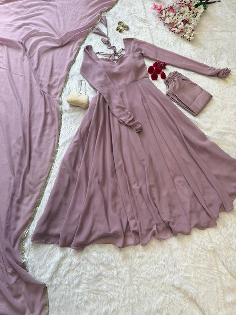 Georgette Full-Flair Anarkali
