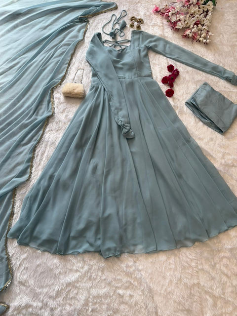 Georgette Full-Flair Anarkali