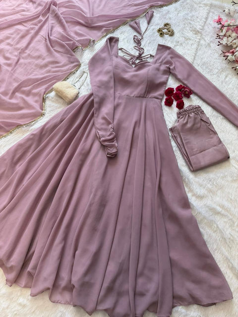 Georgette Full-Flair Anarkali
