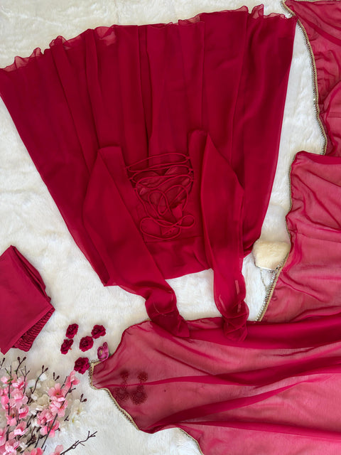 Georgette Full-Flair Anarkali