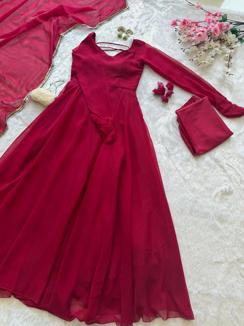 Georgette Full-Flair Anarkali