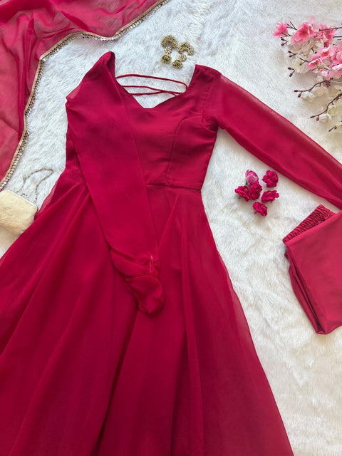 Georgette Full-Flair Anarkali