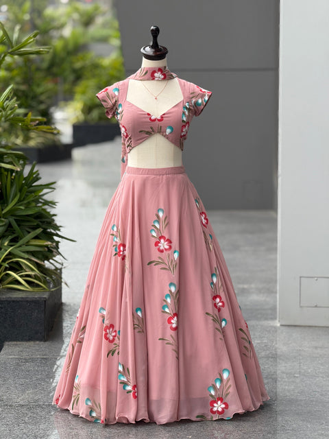 Fab pink lehnga choli