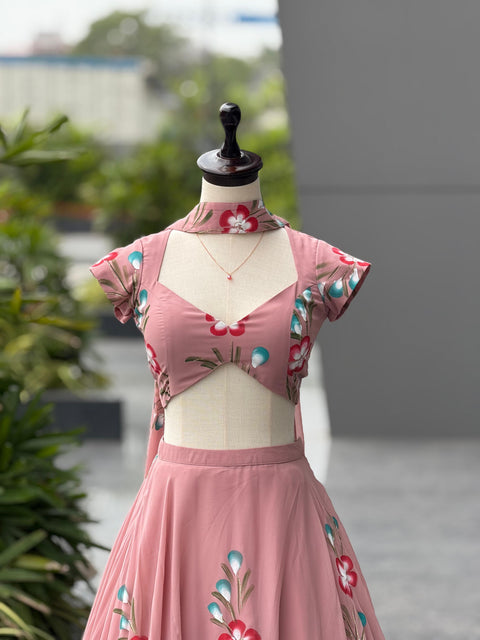 Fab pink lehnga choli
