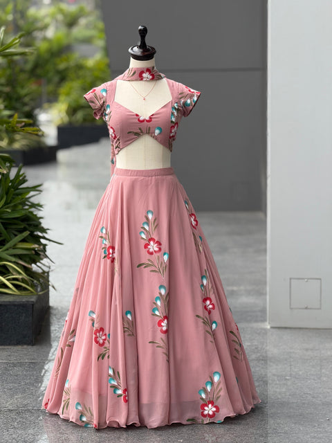 Fab pink lehnga choli