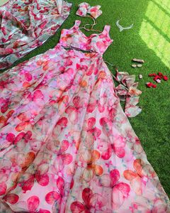 Butterfly organza Lehenga🦋🦋