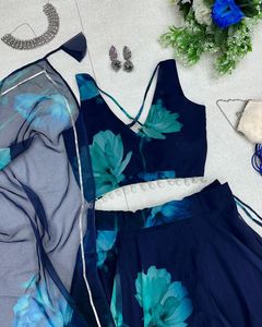 Georgette Lehenga Choli😍