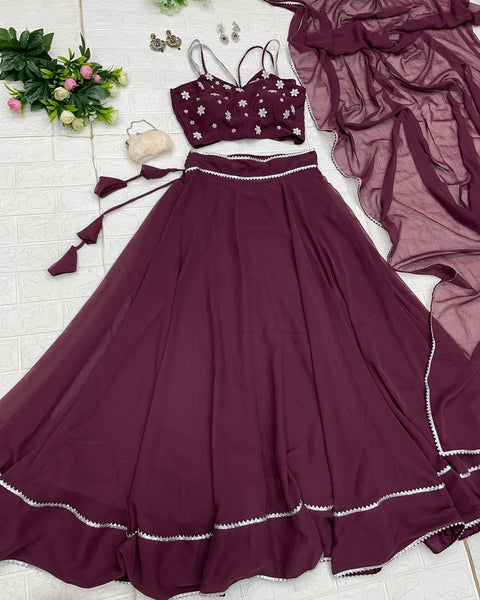 Handwork lehnga choli