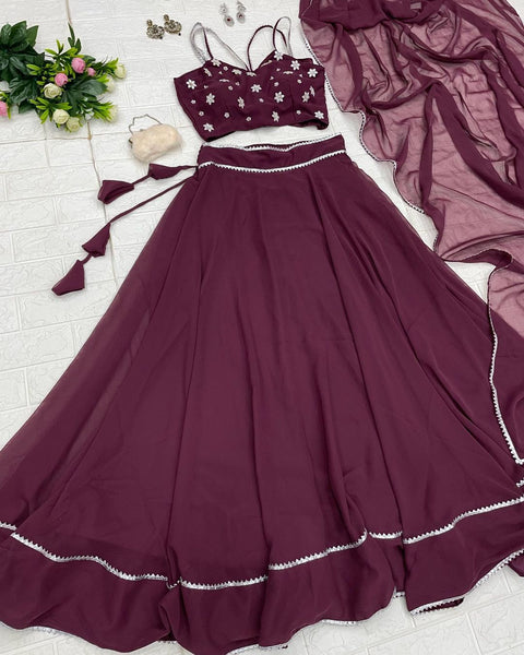 Handwork lehnga choli