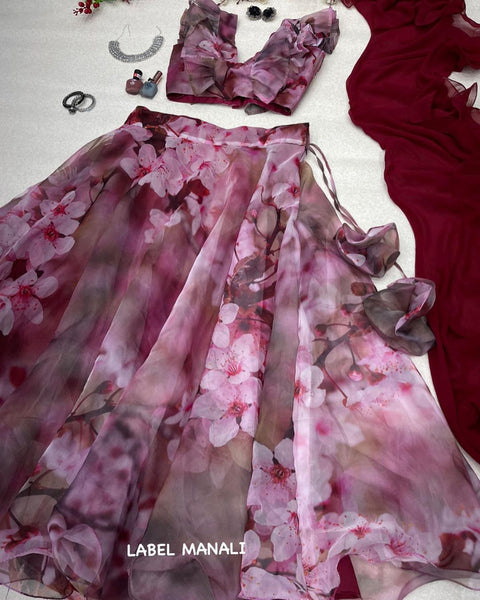 Beautiful pink lehenga choli