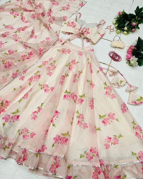 Dream Pink Pastel Lehnga choli