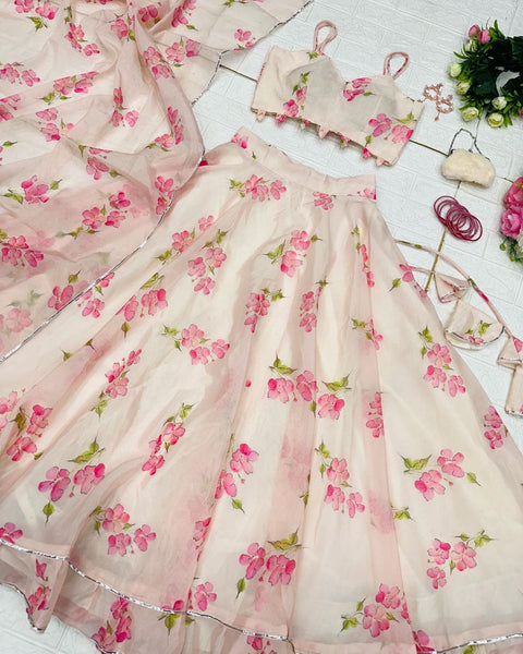Dream Pink Pastel Lehnga choli