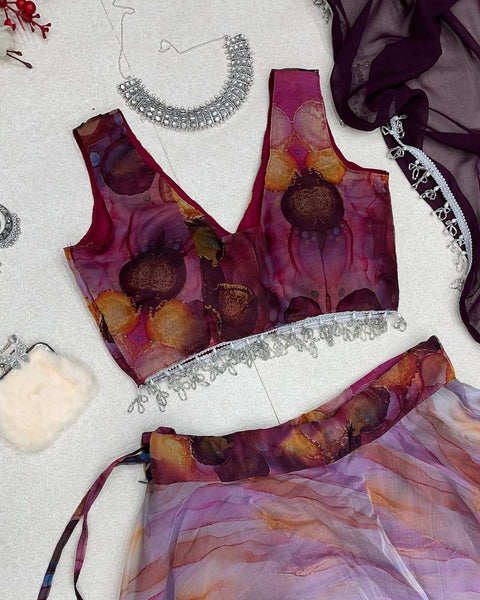 Organza Lehenga Choli ❤️