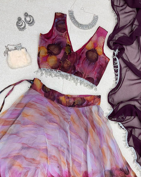 Organza Lehenga Choli ❤️