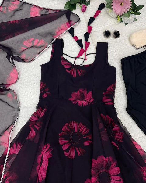 Beautiful BLACK Anarkali🖤