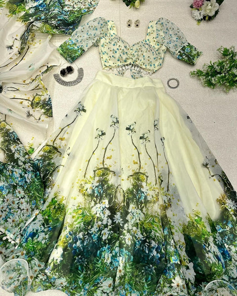 Jimmy Organza LOVE lehenga❤️😍