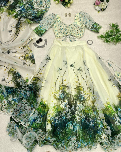 Jimmy Organza LOVE lehenga❤️😍